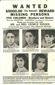 Flyer about the Sodder children.